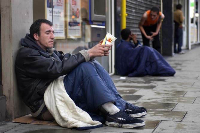 Происшествия: Количество бездомных в Лондоне выросло на 38%