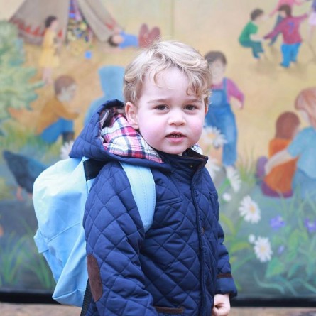 Знаменитости: Милые фото принца Джорджа в его первый день в детском саду