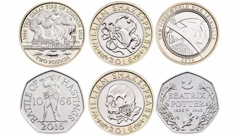 Бизнес и финансы: Работы Шекспира и Беатрикс Поттер будут использованы для нового дизайна монет в Британии