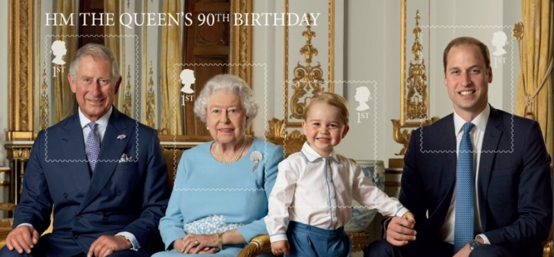 Знаменитости: Принц Джордж впервые появится на королевской марке