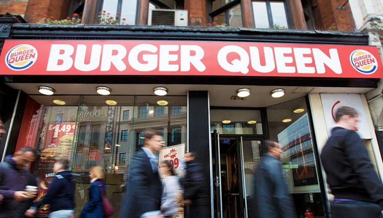 Знаменитости: Burger Queen вместо Burger King: закусочную в центральном Лондоне переименовали в честь дня рождения королевы