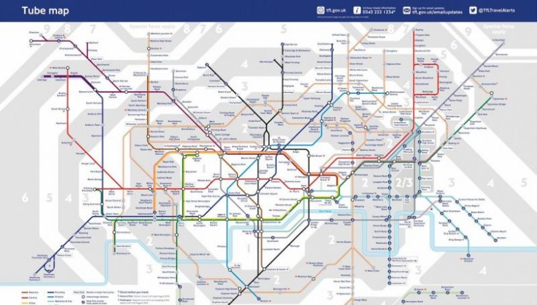 Общество: Июньская карта лондонского метро уже готова
