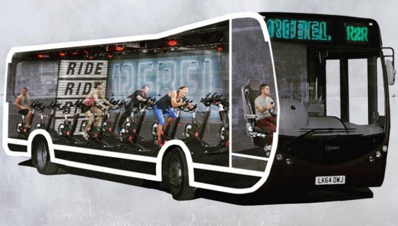 Досуг: Представляем вам автобус с велотренажёрами внутри