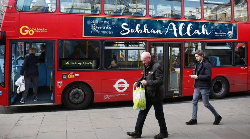 Во время Рамадана на автобусах Лондона появятся надписи, прославляющие Аллаха 09052016 Общество: Во время Рамадана на автобусах Лондона появятся надписи, прославляющие Аллаха