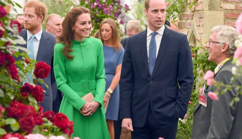 Знаменитости: Кейт, Уильям и Королева посетили "Chelsea Flower Show"