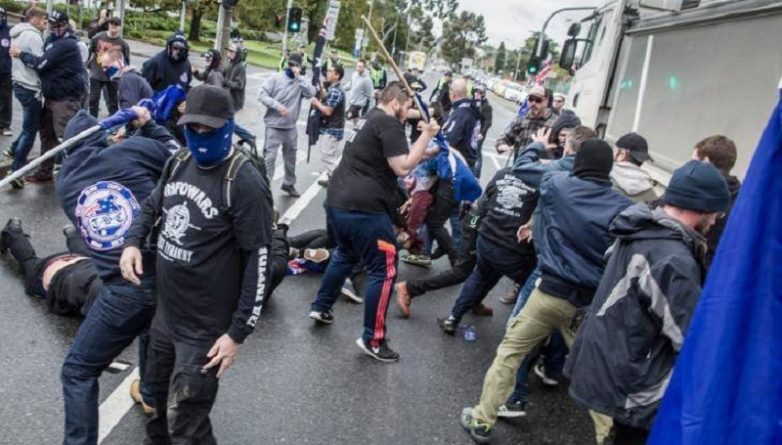 Анти-исламский митинг в Австралии 31082016 В мире: Анти-исламский митинг в Австралии