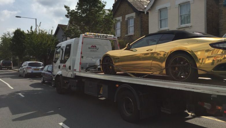 Происшествия: Золотой Maserati стоимостью 100 000 фунтов был изъят полицейскими у водителя-подростка