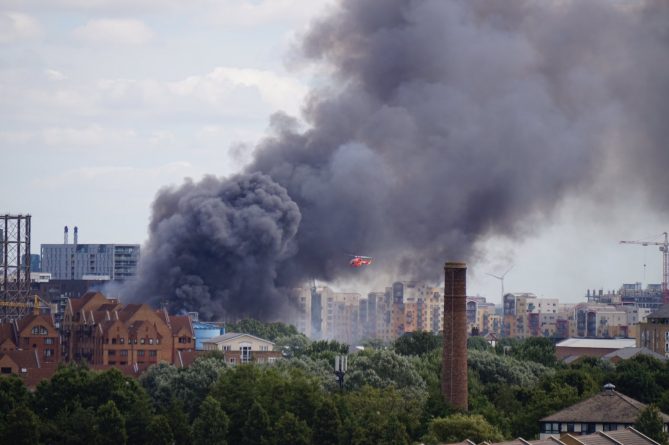 Происшествия: Пожар в Гринвиче