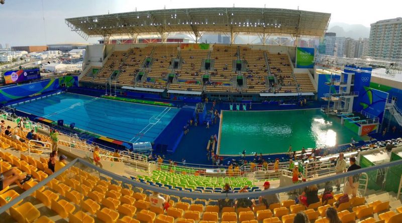Спорт: Почему Олимпийский бассейн позеленел?