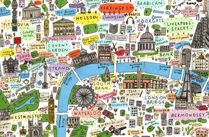 Общество: Найдите свой район на этой удивительной карте Лондона!