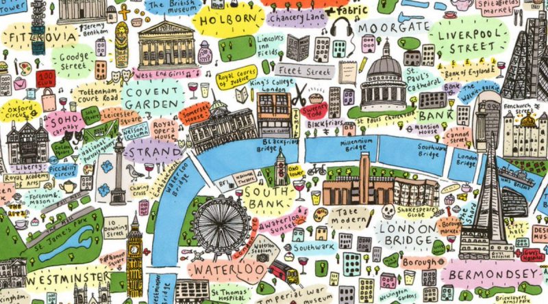 Найдите свой район на этой удивительной карте Лондона! 16102016 Общество: Найдите свой район на этой удивительной карте Лондона!