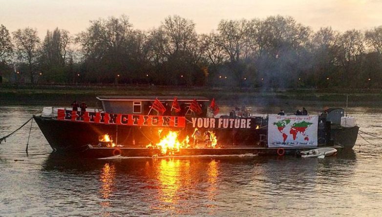Знаменитости: Cын Вествуд сжег на Темзе вещи на 5 млн и чучела политиков