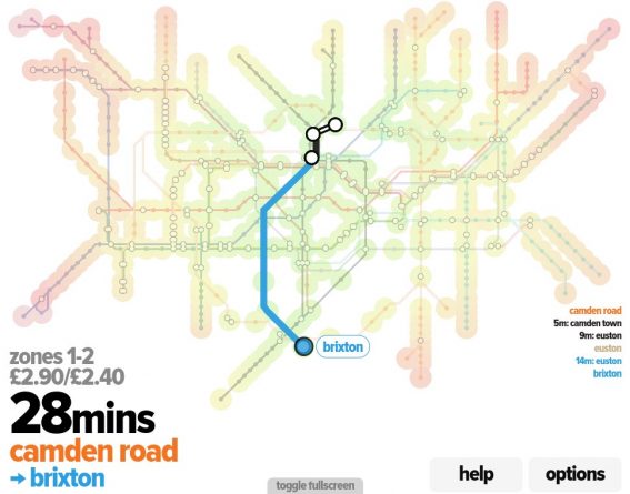 Общество: Интерактивная карта метро будет сообщать время и стоимость поездки