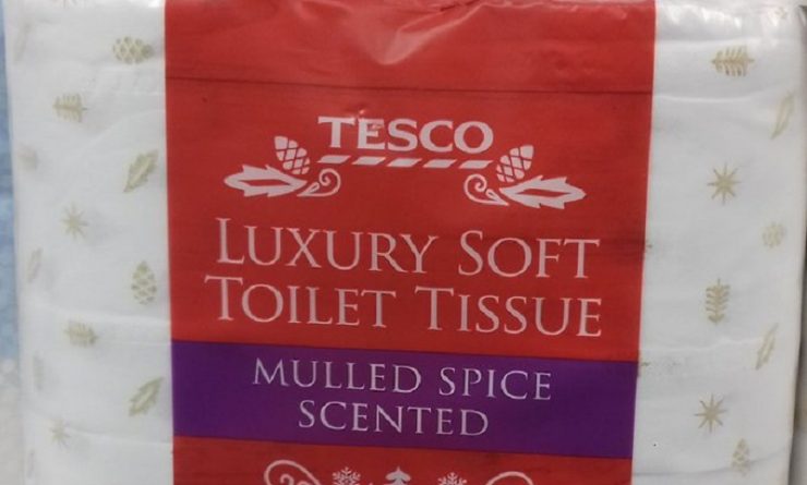 Общество: Новинка к Рождеству от Tesco: туалетная бумага с запахом глинтвейна