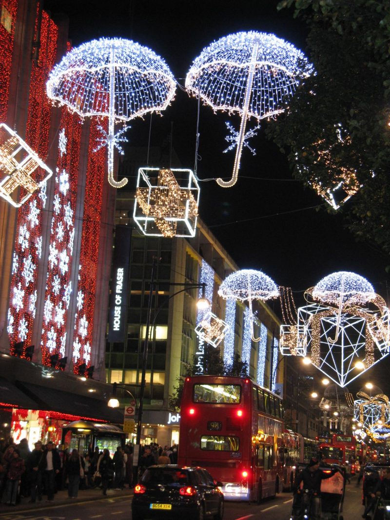 Oxford Street before Christmas