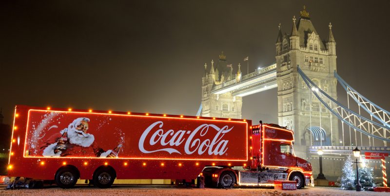 Досуг: Праздничный грузовик Coca-Cola уже в Лондоне