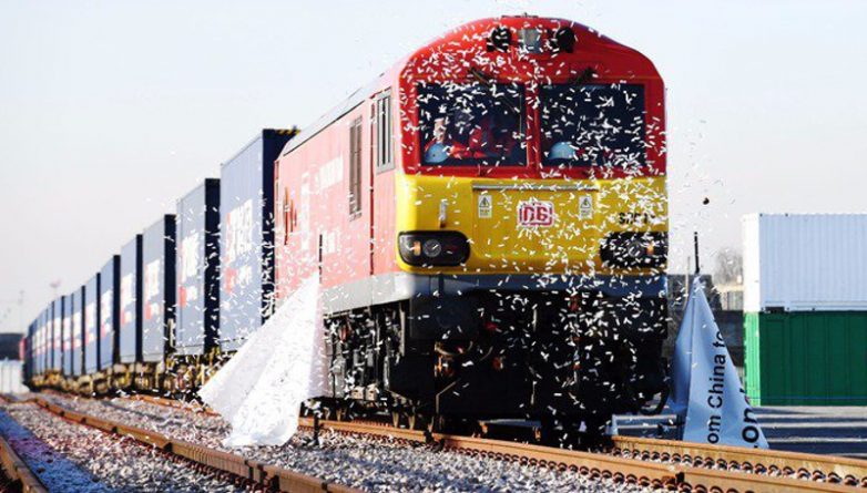 Общество: Прибыл первый товарный поезд из Китая в Лондон