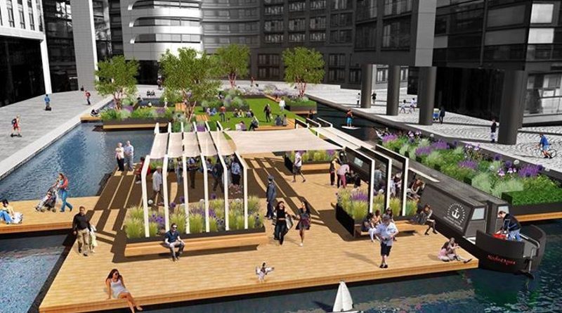 В Лондоне появится первый плавучий парк 31012017 Досуг: В Лондоне появится первый плавучий парк