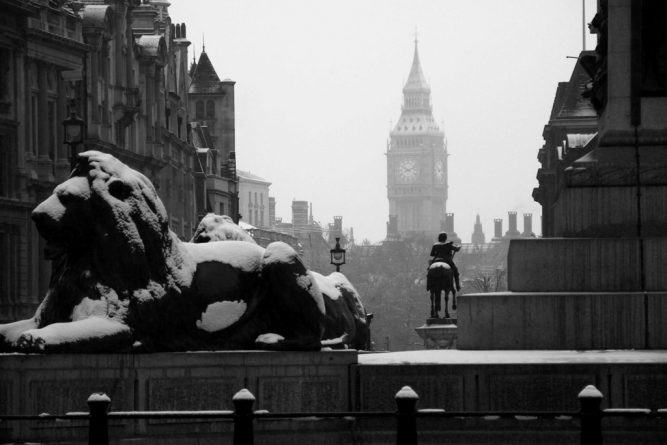 Погода: Погода в Лондоне: снег и похолодание