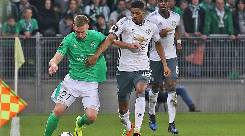Спорт: Лига Европы. «Манчестер Юнайтед» — в 1/8 финала