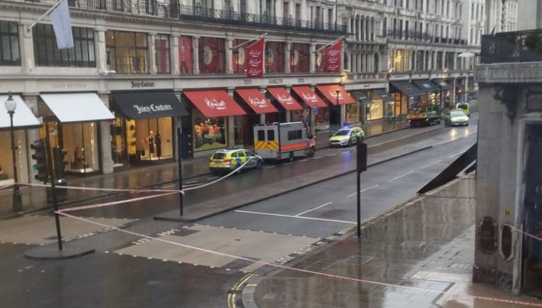 Происшествия: Людей эвакуировали с Regent Street из-за подозрительного предмета