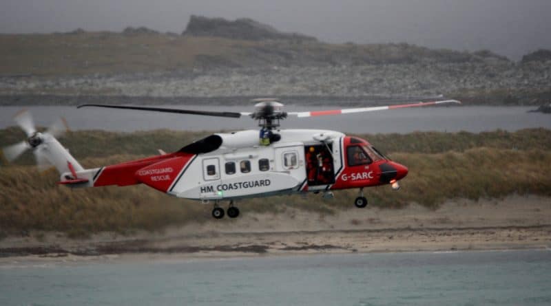 Происшествия: Продолжаются поиски пропавшего у берегов Ирландии вертолета береговой охраны