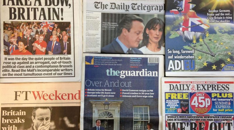 Британская пресса: количество "негативных" заголовков о ЕС за 40 лет удвоилось 06032017 Политика: Британская пресса: количество "негативных" заголовков о ЕС за 40 лет удвоилось