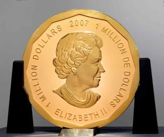 В мире: Огромная золотая монета стоимостью в несколько миллионов долларов украдена из музея в Германии
