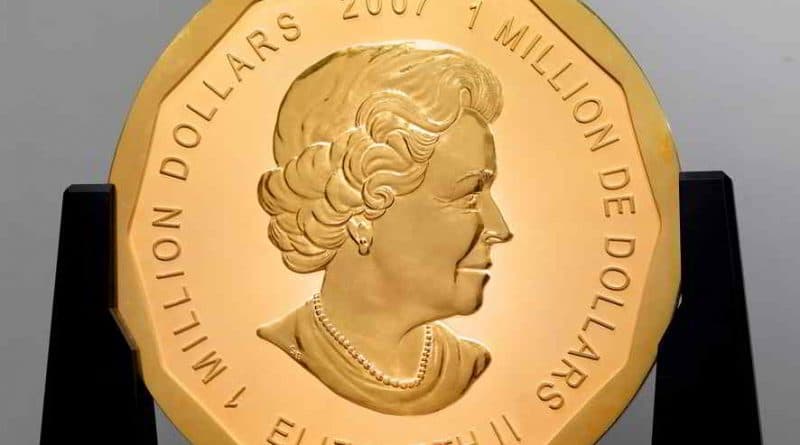 Огромная золотая монета стоимостью в несколько миллионов долларов украдена из музея в Германии 27032017 В мире: Огромная золотая монета стоимостью в несколько миллионов долларов украдена из музея в Германии