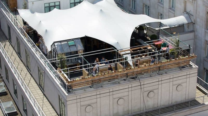 Новый бар Sisu на крыше в Oxford Street (с автоматом для негрони) 25042017 Досуг: Новый бар Sisu на крыше в Oxford Street (с автоматом для негрони)