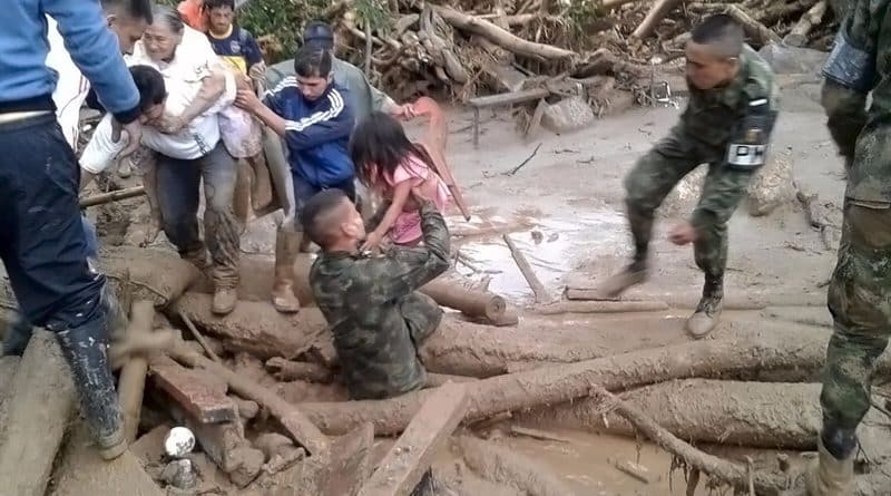 Происшествия: Наводнения в Колумбии: свыше 100 человек погибло