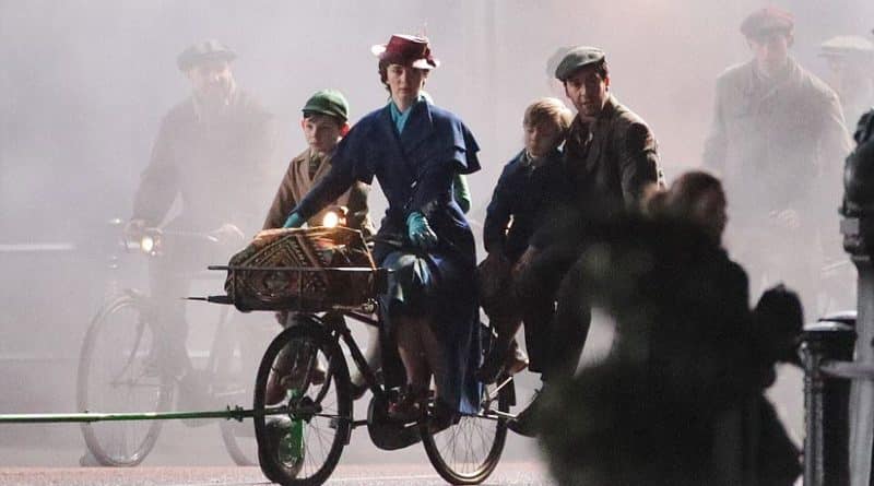 Знаменитости: Прошлым вечером Лондон посетила Мэри Поппинс