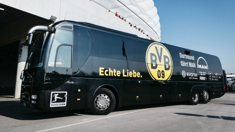 Происшествия: Бомба взорвалась рядом с автобусом футбольной команды Borussia Dortmund