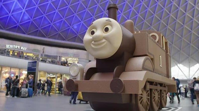 Досуг: На King's Cross прибыл шоколадный Паровозик Томас