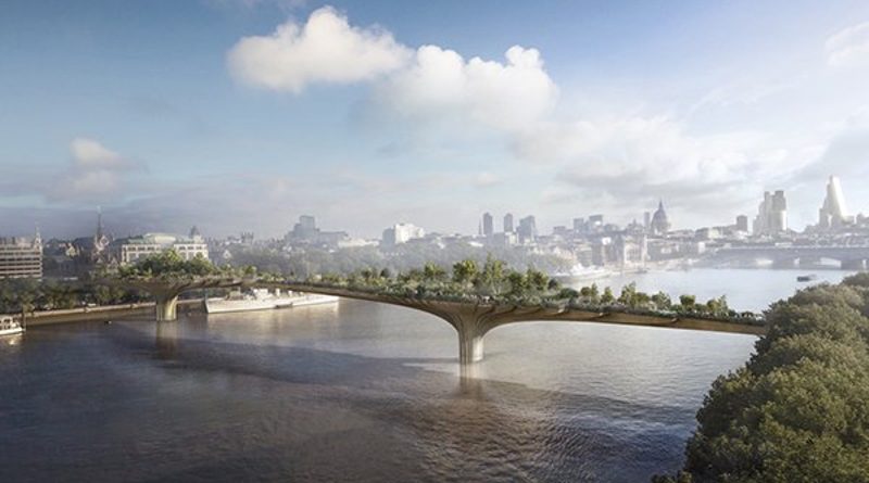 Садик Хан отказался поддерживать проект Garden Bridge 28042017 Бизнес и финансы: Садик Хан отказался поддерживать проект Garden Bridge