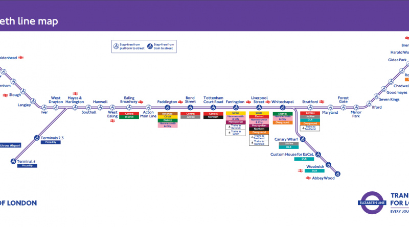 Первый отрезок новой Elizabeth line начнет свою работу уже в мае 30042017 Путешествия: Первый отрезок новой Elizabeth line начнет свою работу уже в мае