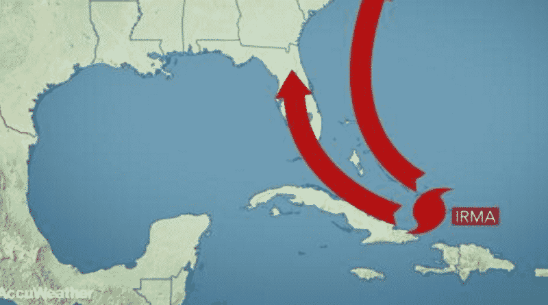 В мире: Ураган Ирма надвигается на Флориду: жителей призывают запасаться водой