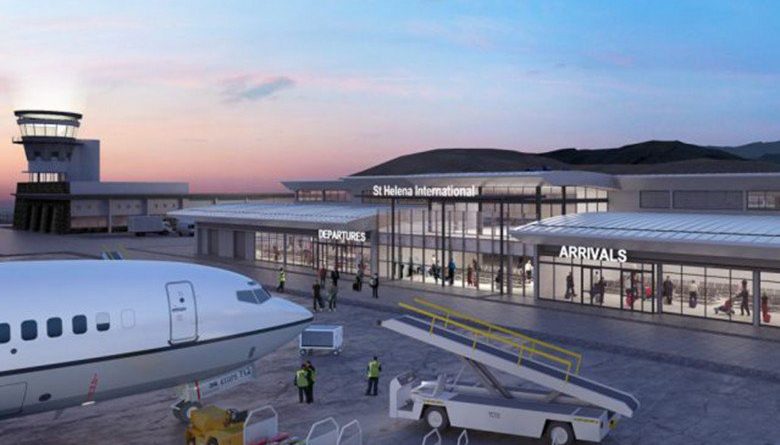 На остров Святой Елены прилетел первый самолет 14102017 Путешествия: На остров Святой Елены прилетел первый самолет