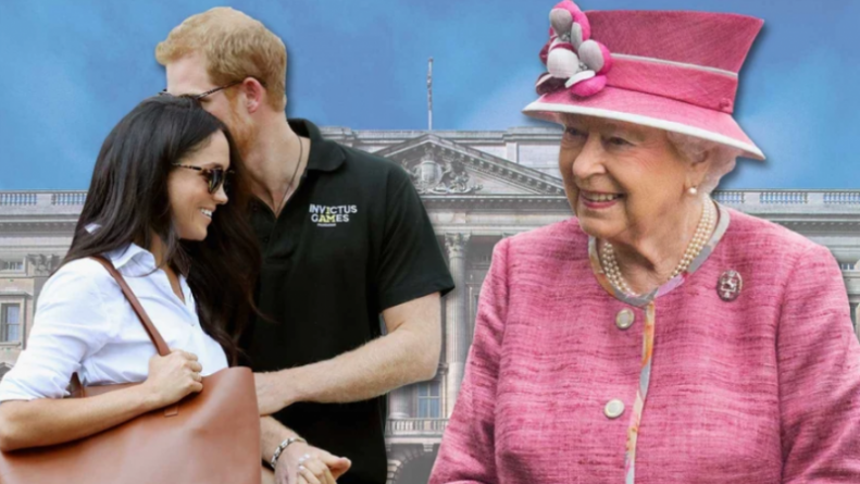Знаменитости: На чай к королеве: возлюбленная принца Гарри посетила Букингемский дворец