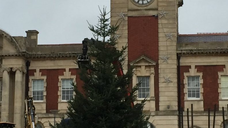 В мире: Рождественская елка показалась слишком печальной жителям Барри в Уэльсе