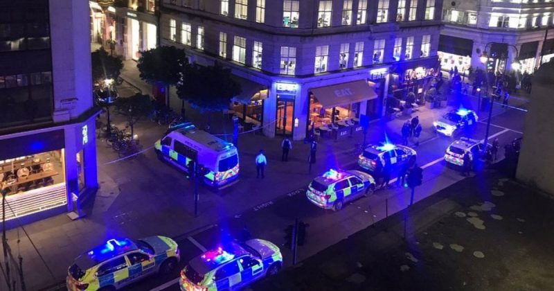 Происшествия: В Лондоне таксист наехал на четверых пешеходов