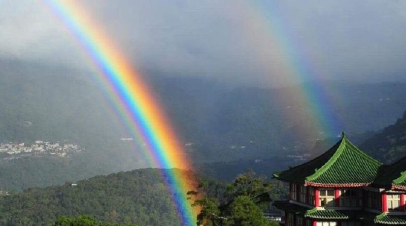 В мире: Девятичасовая радуга в Тайбэе побила рекорд Йоркшира