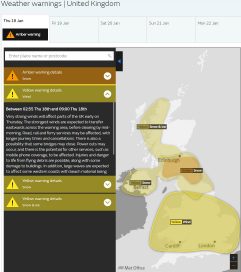 В Шотландии и Англии ожидается продолжение шторма
