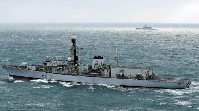 Политика: Королевский флот Великобритании направил фрегат для наблюдения за российскими кораблями