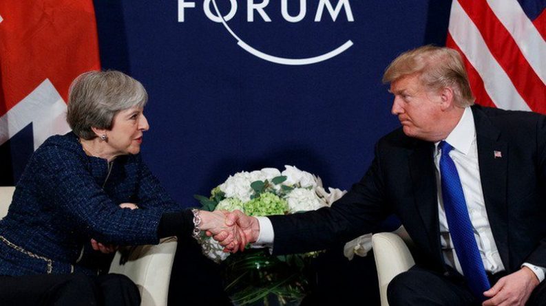 Политика: Трамп видит большие перспективы в торговле с Великобританией