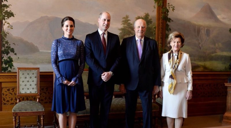 Герцог и герцогиня Кембриджские прибыли в Осло 02022018 Политика: Герцог и герцогиня Кембриджские прибыли в Осло