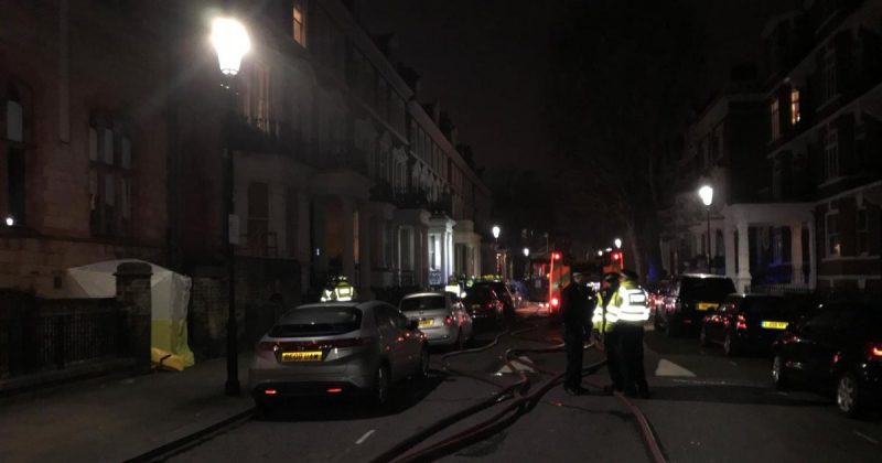 Происшествия: Пожар в элитном жилом квартале Лондона унес жизнь одного человека