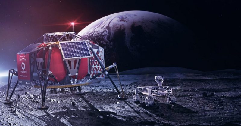 Технологии: Vodafone создаст сеть мобильной связи на Луне