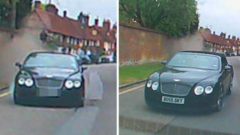 Происшествия: Видео: водитель Bentley врезался в пенсионера и скрылся с места преступления