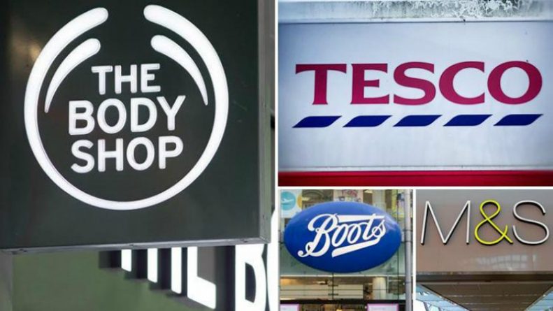 Общество: Tesco, Boots и Marks & Spencer и другие бренды бесплатно раздают товары для тестирования